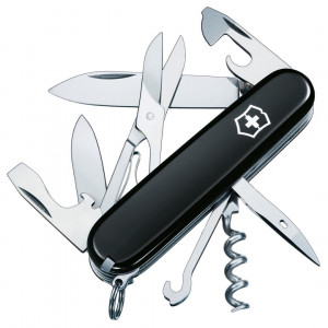 Нож перочинный Victorinox Climber, 91 мм, 14 функций, рукоять пластик, черный