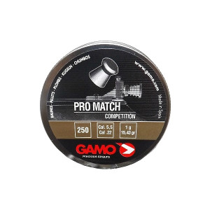 Пули Gamo Pro Match 5,5 мм, 1 грамм, 250 штук
