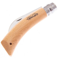 Складной садовый нож Opinel 8 VRI рукоять бук Складной садовый нож Opinel 8 VRI рукоять бук