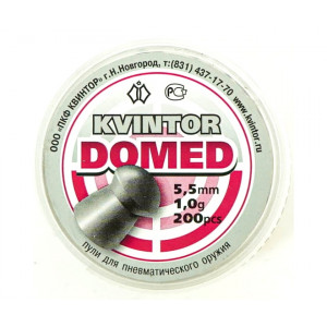 Пули Kvintor Domed 5,5 мм, 1,0 г (200 штук)