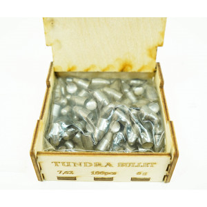 Пули полнотелые Tundra Bullet 7,62 (7,72) мм, 6,0 г (100 штук)