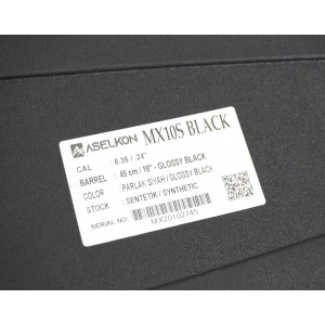 Пневматическая винтовка Aselkon MX-10S, L=450 (пластик, PCP, 3 Дж) 6,35 мм