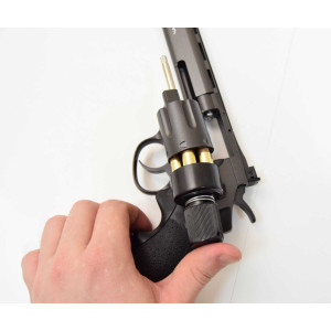 Пневматический револьвер ASG Dan Wesson 8" Grey
